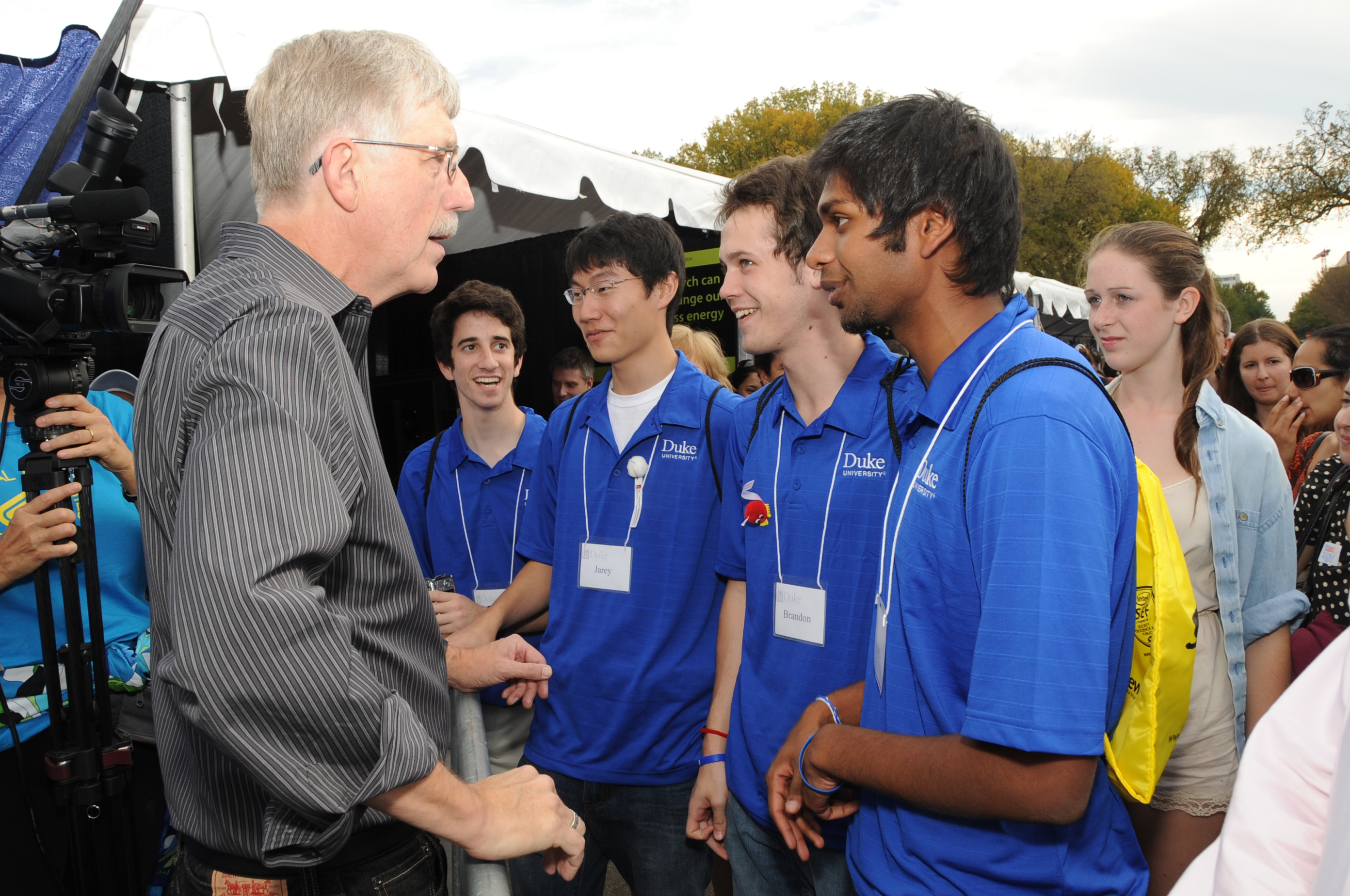 USA Science & Engineering Festival Dr. Francis Collins speaks to Duke University students