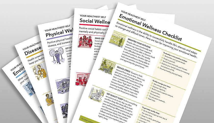 A sampling of wellness toolkits
