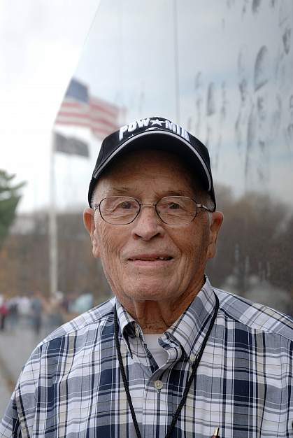 Photo of an elderly veteran