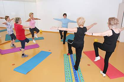 Photo of older women exercising Photo of older women exercising