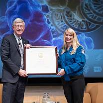 NIH Director Dr. Francis Collins and NASA Astronaut Dr. Kate Rubins