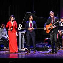 Dr. Francis Collins performs at the Kennedy Center