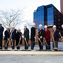 Ceremonial groundbreaking for the Center for Cellular Engineering