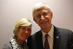 Diane Baker and Francis Collins