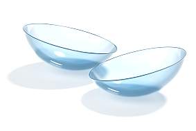 an image of contact lenses