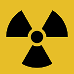 Image of a radiation warning symbol.